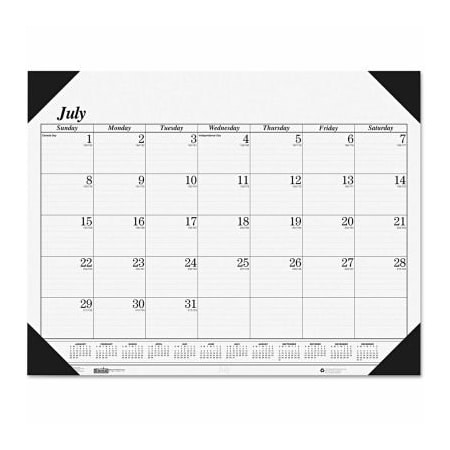 House Of Doolittle House of Doolittle Recycled Economy 14-Month Academic Desk Pad Calendar, 22 x 17, 2021-2022 12502